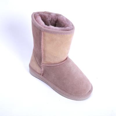 China Wholesale Anti-Smell Warm Soft Winter Indoor Shoes, Men's Genuine Suede Sheepskin Boots for sale