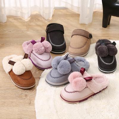 China Free Shipping Anti-odor Cheap Women Sherpa Memory Foam Winter Fluffy Ladies Slippers for sale