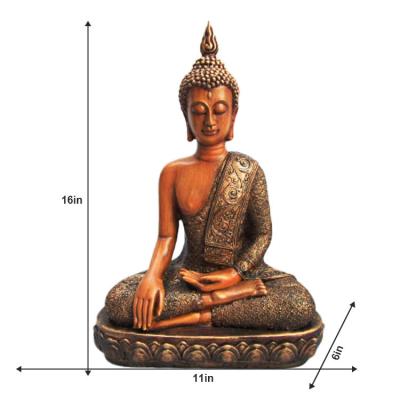 China JiXin Global OEM ODM Buddha Serene Decorative Sitting Sculptures Home Indoor Outdoor Yard Art Decoration Garden Patio Office Porch for sale