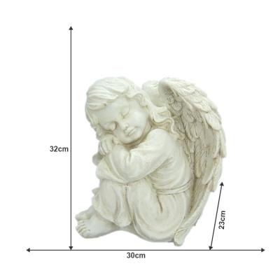 China Global Nordic Angel Home Sleep Folding Decoration OEM ODM JiXin Lawn Garden Patio Bedroom Angels Angel Sculpture Crafts for sale