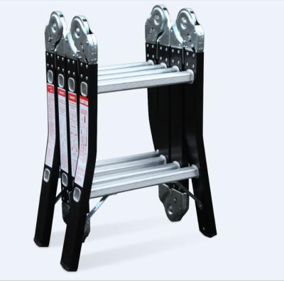 China Folding ladders 4 plus functional step ladder extension 2 2.44 meters telescopic aluminum ladder for sale