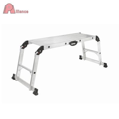 China adjustable industrial aluminum work platform/popular work platform/foldable ladder for sale