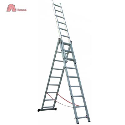 China Aluminum Folding Ladders Tree Level Combination Ladder Library Ladder Industry Ladders for sale