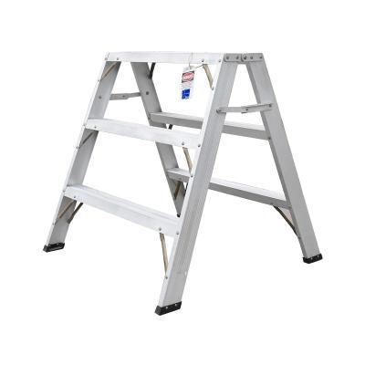 China Folding Ladders Telescoping Aluminum Ladder 3 Step Ladder Escada Folding Saw Horse for sale