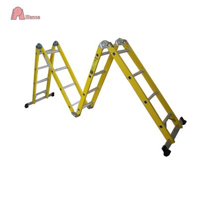 China universal folding ladders cheap fiberglass ladder/fiberglass ladder/folding ladder for sale