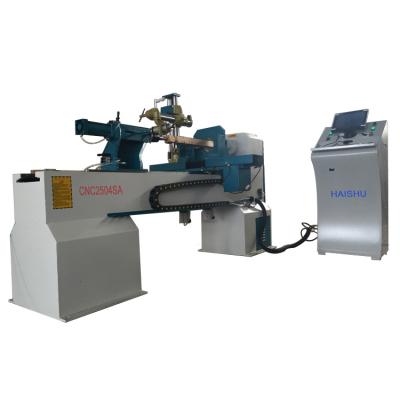 China Multifunctional Automatic Woodworking Sweeps Lathe Machine CNC2504SA for sale