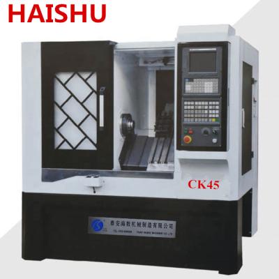 China Metal Processing High Precision Ebay CNC Automatic Slope Bed Lathe Machine CK45 With Computer Controlled for sale