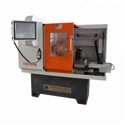 China Machinery Repair Shops CK6160Q Wheel Diamond Cutting CNC Machine For Surface Repair for sale