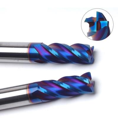 China High Hardness Coating CNC Process Coating End Mills Bull Endmills CNC Endmills for sale