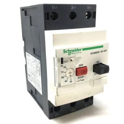 China Ect France brand industrial motor circuit breaker GV3-ME80 GV3ME80 56-80A for Schneider breaker in stock for sale