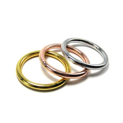 China Custom Wholesale Metal O Ring Factory Directly 25 Mm Solder Round O Ring For Pet Collar for sale