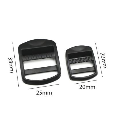 China Factory 20mm/25mm Eco-friendly Metal Adjustable Ladder Lock Slider Buckle For Multifunctional Backpack Strap for sale