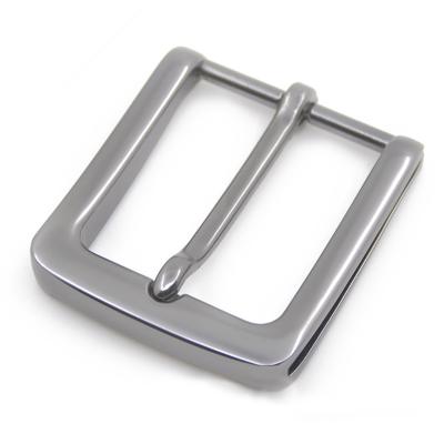 China Eco-Friendly Metal 1.37 In Casual Polished Simple Belt Buckle End Bar Pin Belt Buckle Webbing Strap Fit For 33-34mm Belt for sale