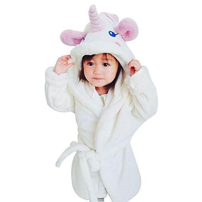 China Cartoon QUICK DRY Overalls Winter Baby Pajamas Toddlers Animal Hoodie Bathrobe for sale