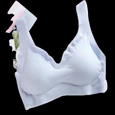 China Women's QUICK DRY Underwear Comfortable Seamless Deep V Bra Suitable For Sleep Style Wireless Lingerie for sale