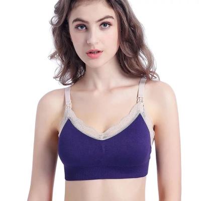 China QUICK DRY Women's Underwear Nursing Comfortable Breathable Seamless Underwear Bra Maternity Bra Lingerie for sale