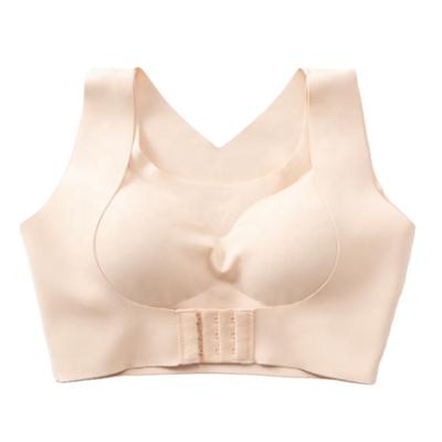 China QUICK DRY ladies one dual function push up bra collect chest straighten back bra for sale