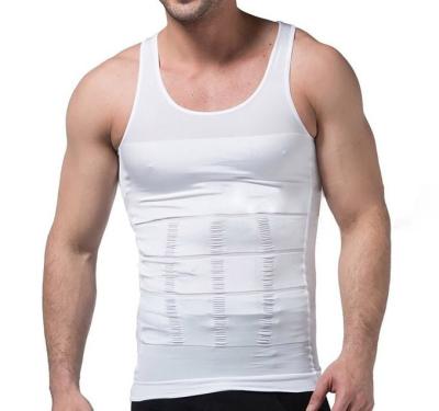 China Large Men's Breathable Body Shaping Clothes Tank Corset Chest And Lifting Back Body And Abdomen Closure Vest Functional Underwear for sale