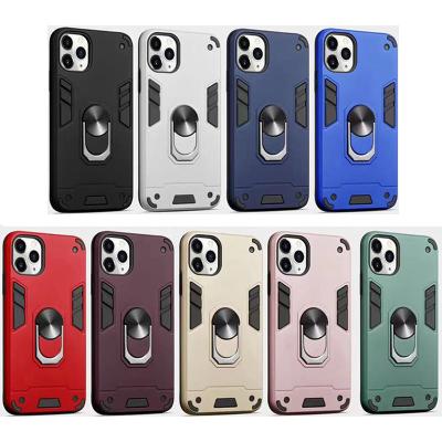 China Shockproof Phone Case For camon 18 A03S Armor Case With Kickstand 360 Magnetic Finger Ring Hard Cover for sale