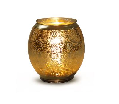 China Handmade Glass EMC BCSI Aroma Wax Burner For Hotel Lobby Dituo for sale