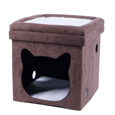 China stool home & Indoor Ottoman House Folding Cat House Stool and High Quality Cat House Stool for sale