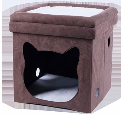 China Fashion Kennel Dog Furniture Stool Large Dog Stool And Cute Cat Style Fabric Stool Customized Living Packing Room Modern for sale