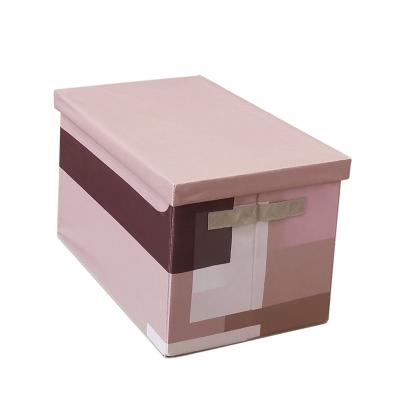 China MDF folding file storage box and living box hot selling huge and heavy tissues folding box load for sale