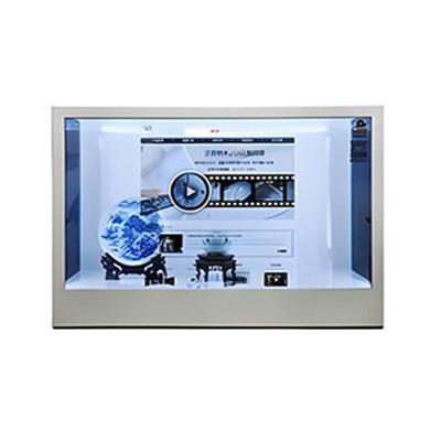 China FCC Transparent LCD Advertising Interactive Translucent Lcd Box for sale