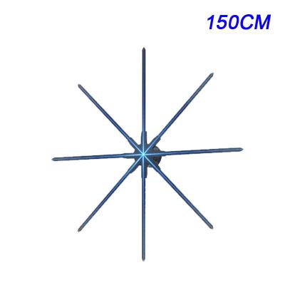 China 150 CM 3D Hologram Fan Interactive 3D Hologram Ad LED Fan For Shopping Mall for sale