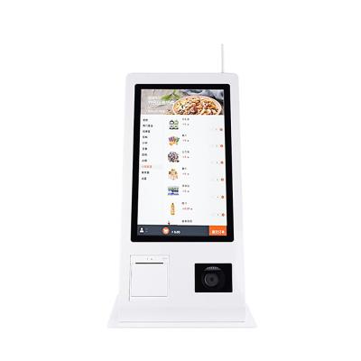 China Compact Self-Ordering Kiosk with Integrated Thermal Label Printing for sale