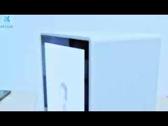 Android Based  Transparent LCD Display Cabinet With 4G Connectivity For Ads