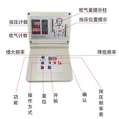 중국 Thermal adhesive and PVC Manikin Advanced Half body Cardiopulmonary Resuscitation Simulator 판매용