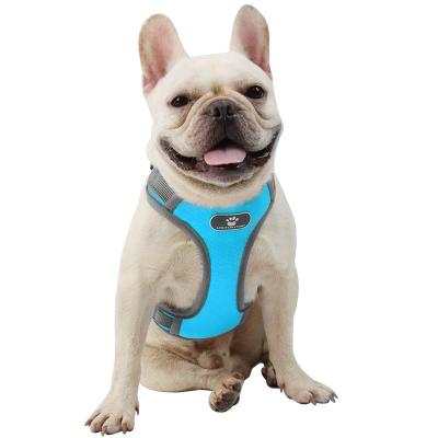 China Wholesale Reflective Pet Accessories The New Style Reflective Dog Leash Dog Vest Harness Collar For Large Dogs for sale