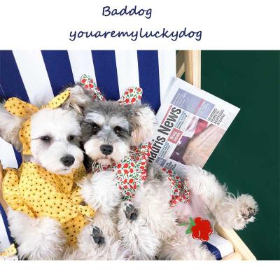 China New Creativity Lovely Stocked Cool Dog Clothes Fashion Summer Dog Clothes Pet Apparel for sale