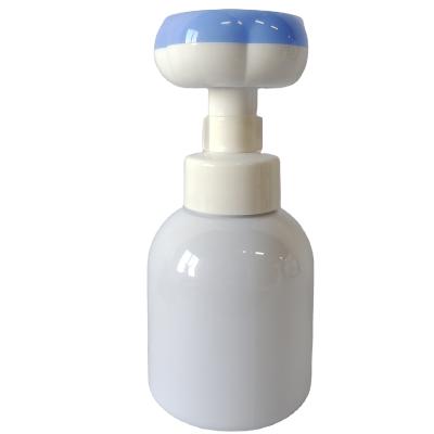 China Wholesale Household Products Factory PET 300ml Bottle With Flower Shape Foam Pump Dispenser For Hand Sanitizer for sale