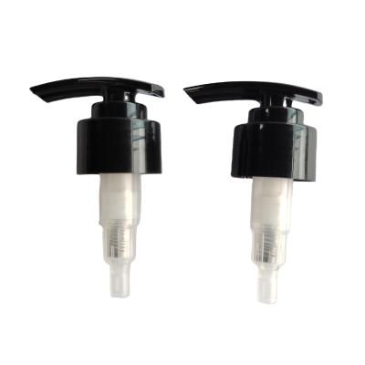 China Non Spill Factory Wholesale 24mm 28mm Down Lock Lotion Pump Head For Shampoo for sale