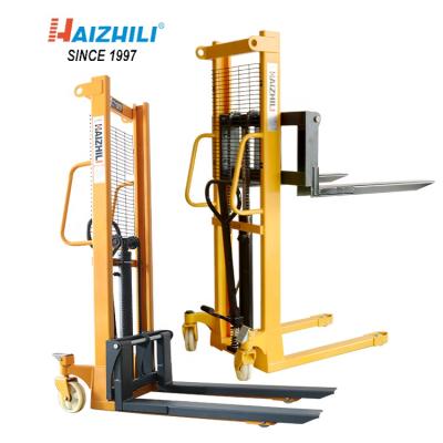 China 2020 Hot Sale Hotels Small Manual Forklift Hydraulic Hand Pallet Stacker for sale