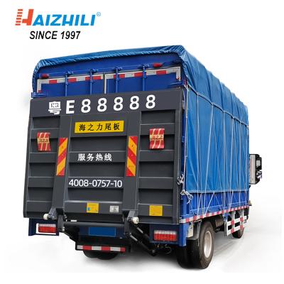 China Puff Lift Platform China Manufacture Steel Plate Hydraulic Truck/Truck Tail Lift 2 Ton for sale