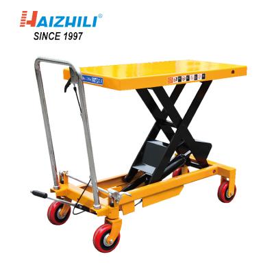 China Factory Workshop Hydraulic Lifter Machine 1000kg Manual Lift Table for sale