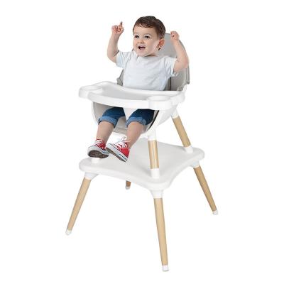 China Solid Wood Modern Adult Baby Chair , Baby Products Dining Baby High Chair for sale