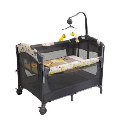 China 2019 New Modern Baby Product Twins Crib, Designer Mosquito Net Baby Crib for sale