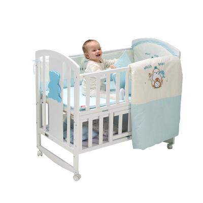 China Mosquito Net American EUROPEAN Baby Cribs Designs, European Style Rocker Baby Crib Design for sale