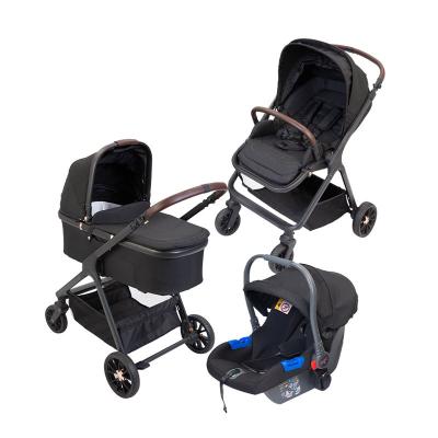 China 2022 Canvas New Folding 3 in 1 Baby Murah, Hot Mom Stroller Stainless Steel 3 in 1 Baby Stroller for sale