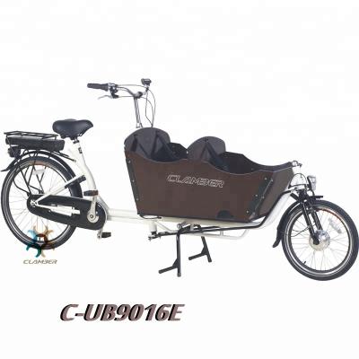 China UB9016E 2 Wheel Steel Family Cargo Bike For Kids for sale