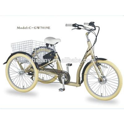 China New design three wheeler steel tricycle/tricycle for shopping/tricycle for old people for sale