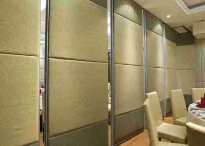 China Anodized Movable Partition Wall Telescopic Sleeve Panel  Top Hung Without Track for sale