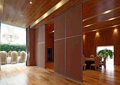 China Eco - Friendly  Sliding Screen Room Divider Acoustic Insulation Vinyl Finish for sale