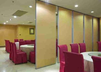 China Pair Hinged Sliding Partition Wall For Home Long Durability Steel Track For Conference Rooms for sale