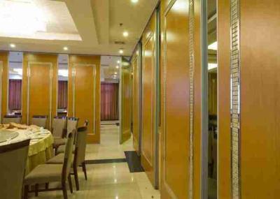 China Robust Aluminium Frame Operable Partition Walls , Movable Office Walls Pass Door Incorporated for sale