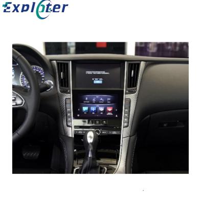 China Automotive for Infiniti Q50 OEM Car Radio Screen Upgrade to tESLA Style Android GPS Navigation with Built-in CarPlay Android Auto for sale